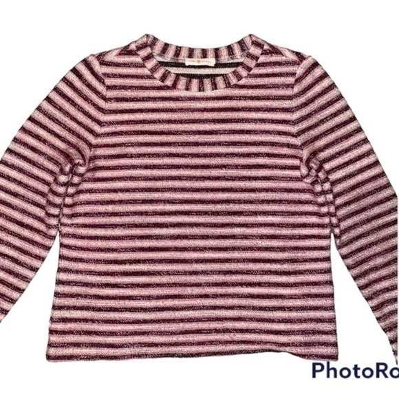 Tory Burch long sleeve terry sweatshirt - Picture 3 of 6